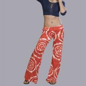 Women's Elastic Waistband Harem Leggings Dina Tie